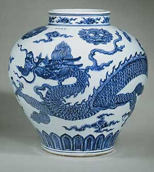 Blue & White Jar Ming dynasty, Xuande mark and period (1426-1435)