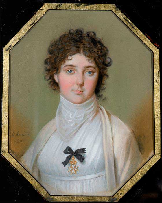 Emma, Lady Hamilton, Dame of Malta by Johann Heinrich Schmidt