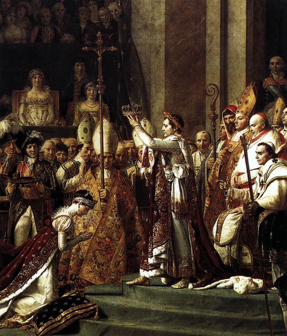 Napoleon crowns Josephine Empress