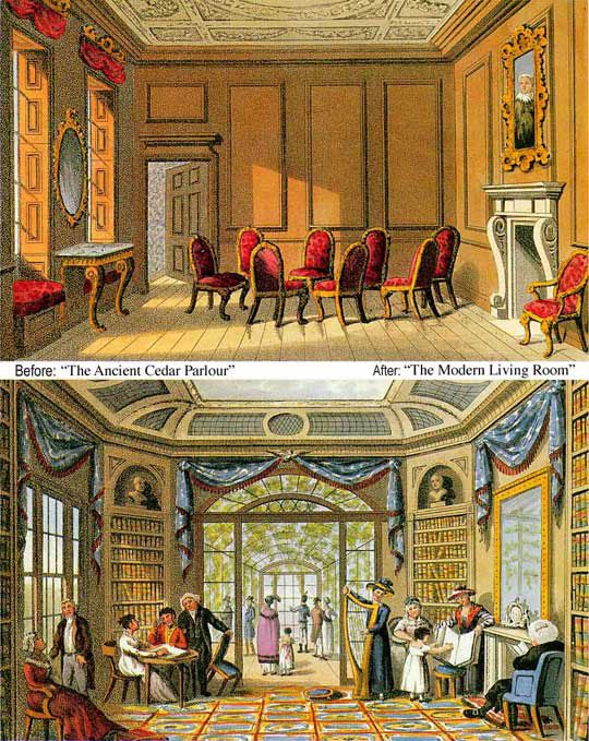 Humphrey Repton's transformation of an ancient parlour