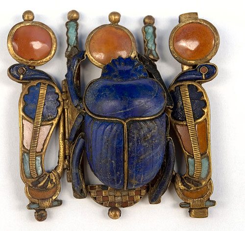 Egyptian: Scarab, from an amulet in the tomb of Tutankhamun