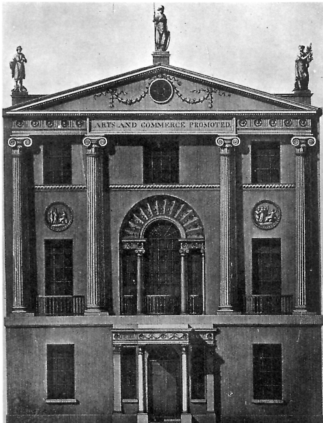 Royal Society of Arts, Manufactures and Commerce - RSA London, from the Works in Architecture of Robert and James Adam, Published as the Act directs January 1773