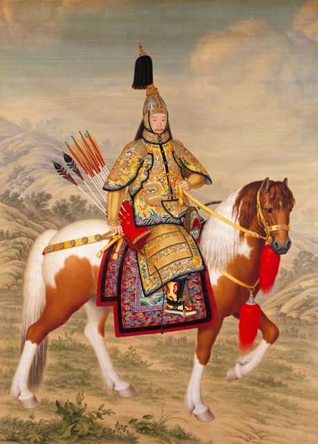 Giuseppe Castiglione: Qianlong Emperor in Ceremonial Armour on Horseback