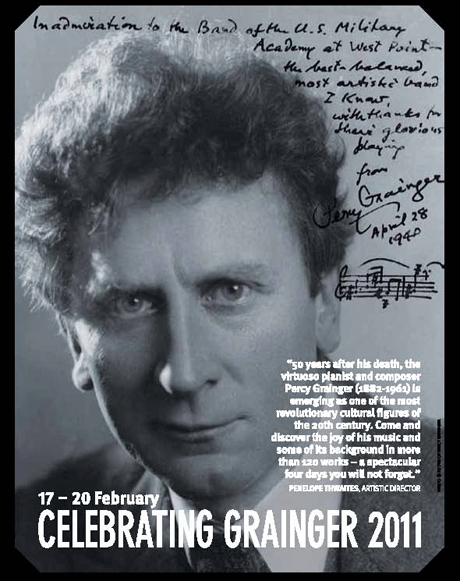 Celebrating Percy Grainger 2011 with pianist Jayson Gillham