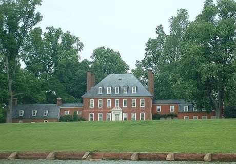Westover Plantation as seen from the river