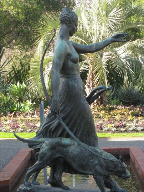 Diana, the Huntress, Fitzroy Gardens Melbourne