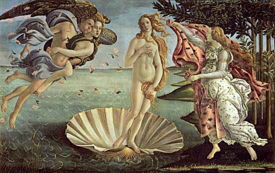 Sandro Botticelli, 1486, courtesy Uffizi Museum, Florence