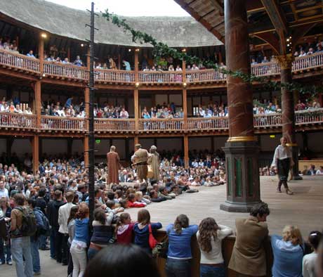 King Lear on stage at The Globe, London