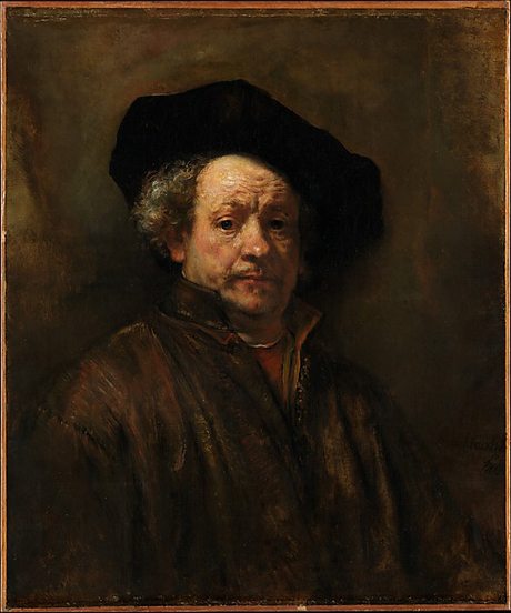 Self-Portrait Rembrandt (Rembrandt van Rijn) - Dutch, Leiden 1606 - 1669 Amsterdam Oil on Canvas Bequest of Benjamin Altman 1913 - courtesy The Metropolitan Museum of Art, New York