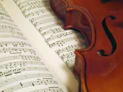 Violin-and-Music
