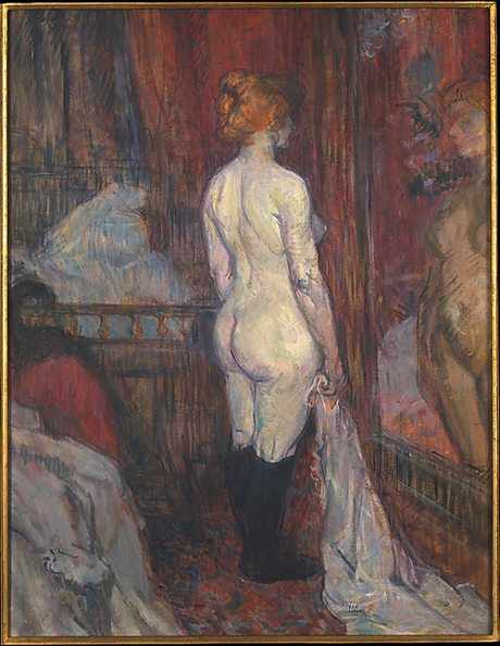 Woman before a Mirror Henri de Toulouse-Lautrec 1897 The Walter H. and Leonore Annenberg Collection, Bequest of Walter H. Annenberg, 2002 by courtesy The Metropolitan Museum of Art, New York