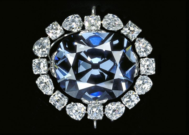 Hope Diamond in its Cartier Setting for Evalyn McLean