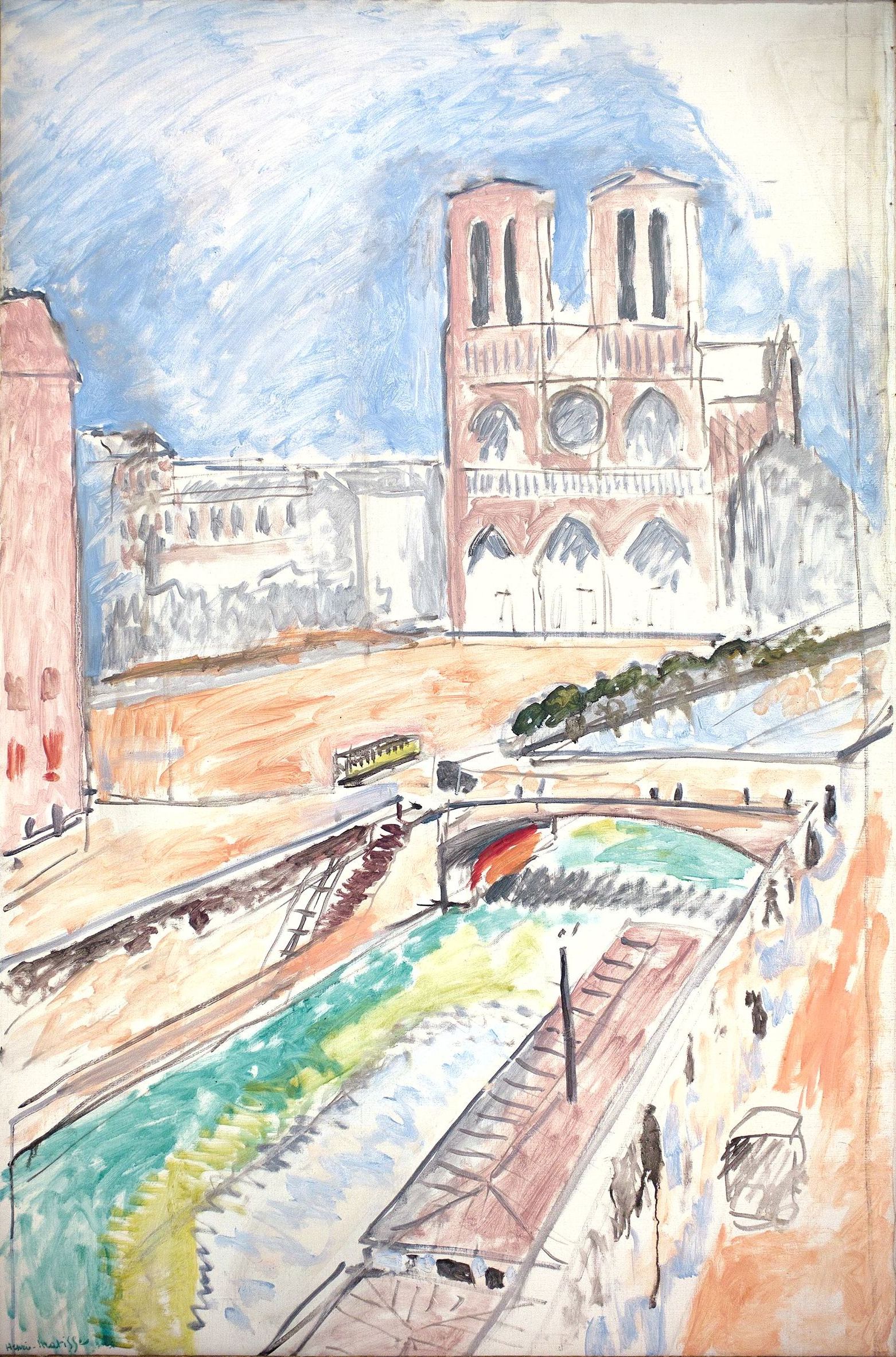 Henri Matisse (French, 1869–1954) Notre-Dame 1914 Oil on canvas 57 7/8 x 38 9/16 in. (147 x 98 cm) Kunstmuseum Solothurn, Du?bi-Mu?ller-Stiftung, Switzerland © 2012 Succession H. Matisse / Artists Rights Society (ARS), New York