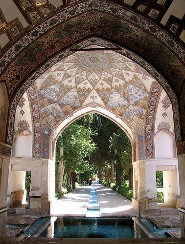 Bagh-e-Fin Garden, Kashan Iran, a historical Persian garden created by Shah Abbas 1