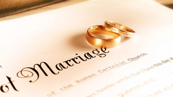 Marriage-certificate