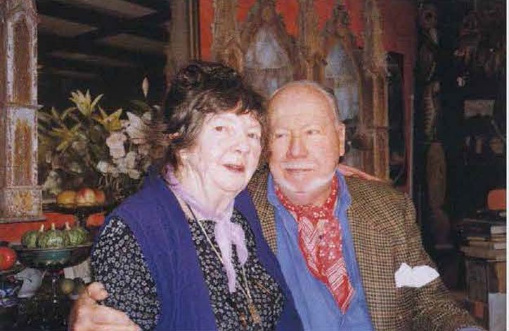 Margaret Olley with Jeffrey Smart