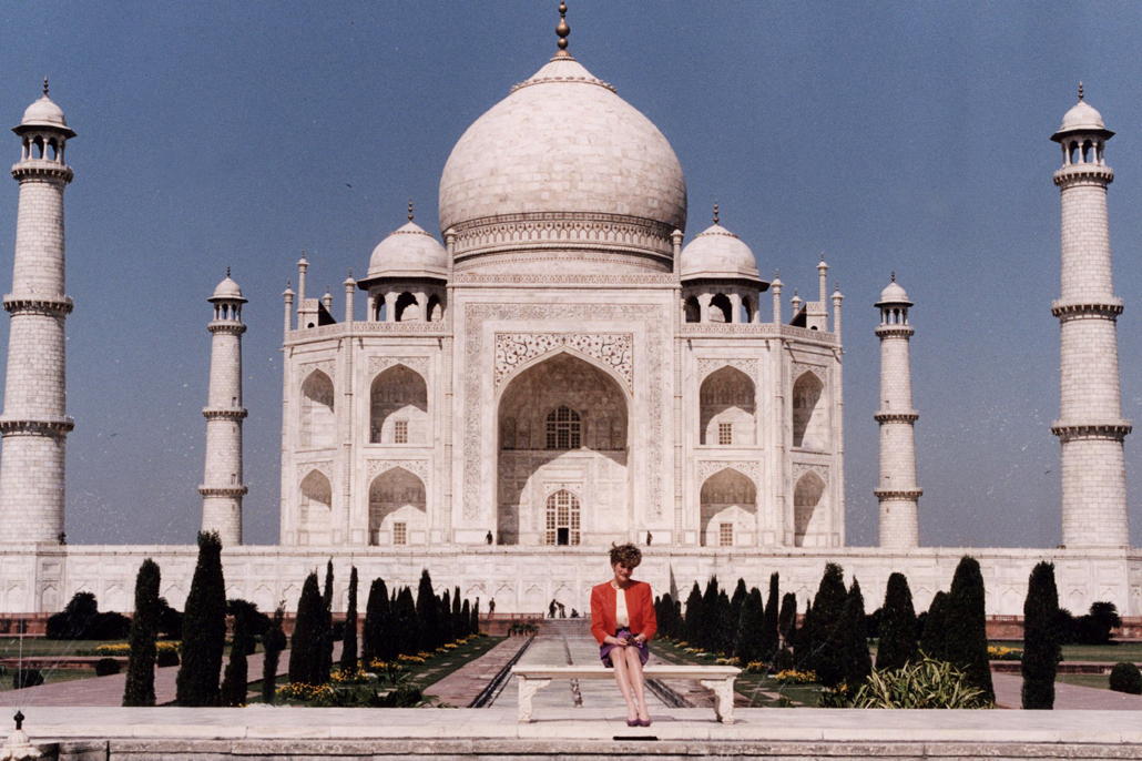 Princess Diana at Taj Mahal