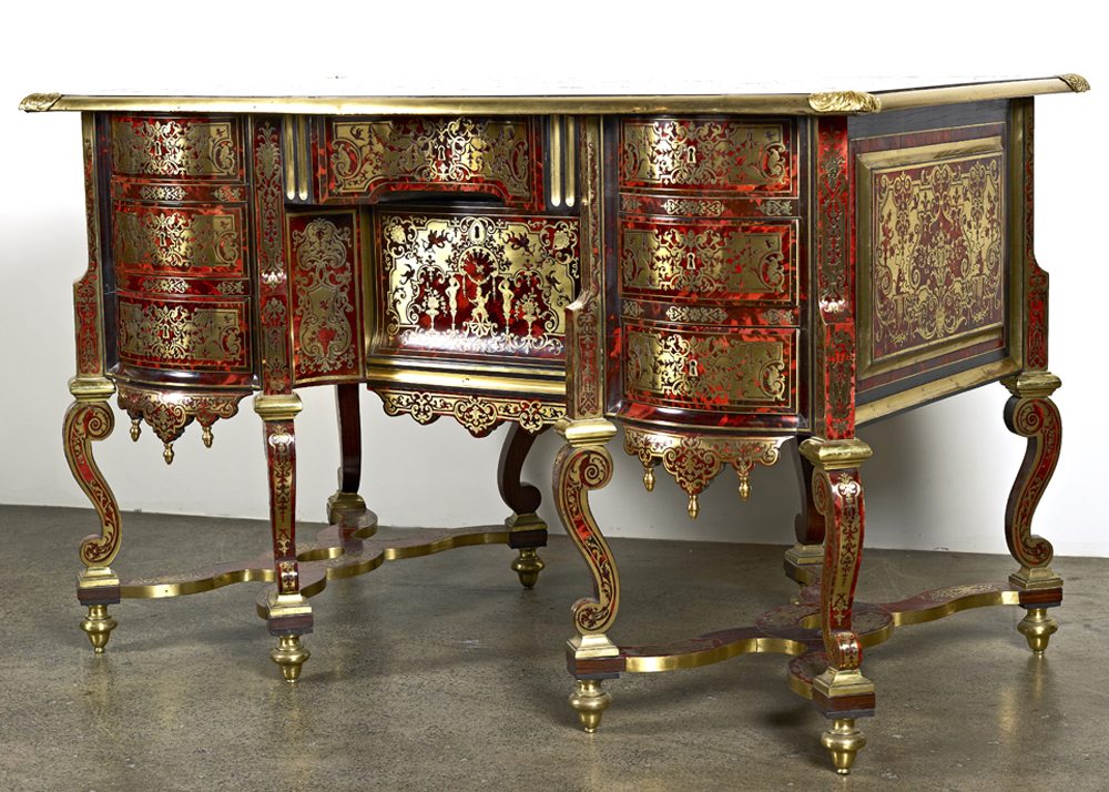 Bureau Mazarin at Martyn Cook Antiques – The Art of Boulle