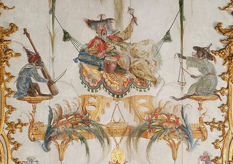 Singerie Wallpaper Chateau Chantilly