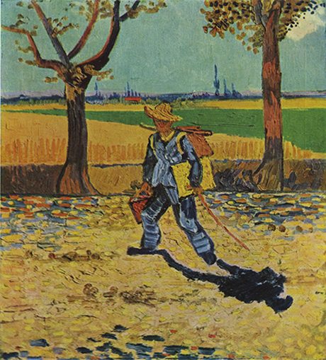 Van Gogh Walking to Work