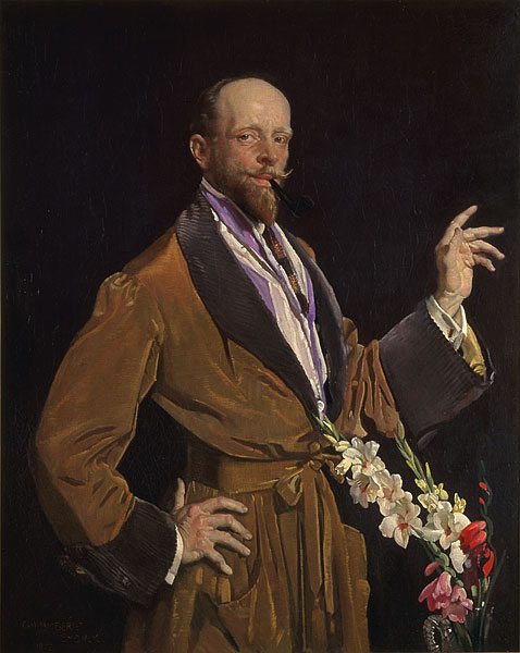 Self Portrait with Gladioli, 1922, George Lambert, National Portrait Gallery, Canberra
