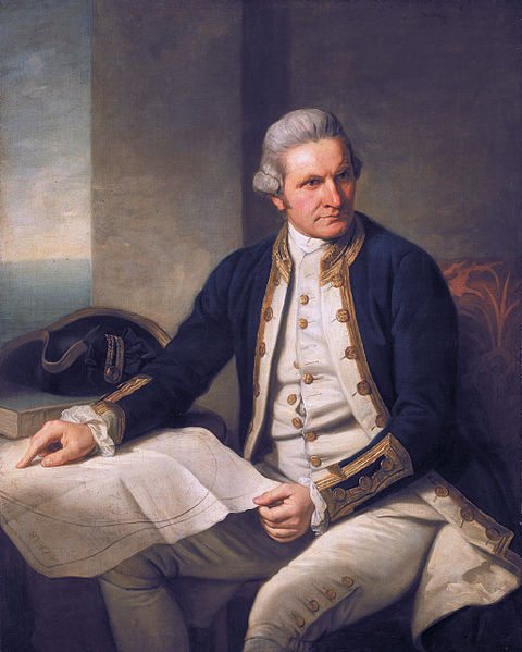 James Cook, portrait by Nathaniel Dance-Holland, c. 1775, courtesy National Maritime Museum, Greenwich, England