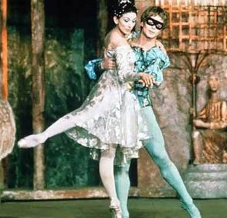 Legendary dancers, Dame Margot Fonteyn and Rudolf Nuryev