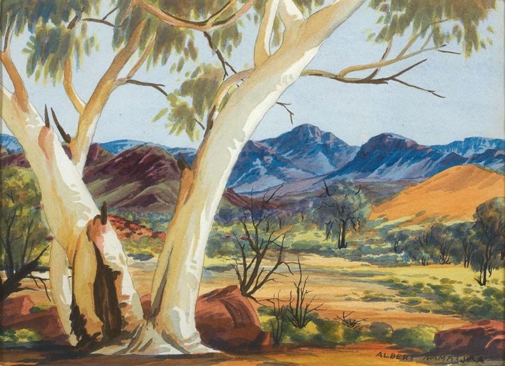 Albert Namatjira (1920 - 1959) South MacDonnell Ranges, Northern Territory