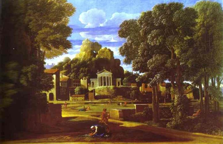 Nicolas Poussin Classical Landscape