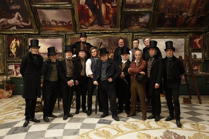 Academicians, in the movie Mr Turner