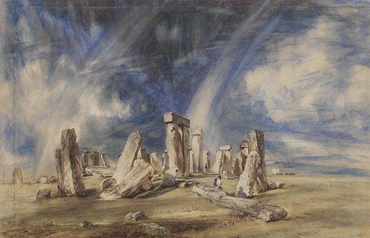 Stonehenge, Watercolour,  John Constable, c.1835, © Victoria and Albert Museum, London 