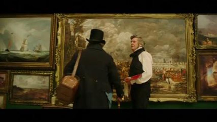 Timothy Spall as Turner and James Fleet as John Constable in Mike Leigh's Mr. Turner 