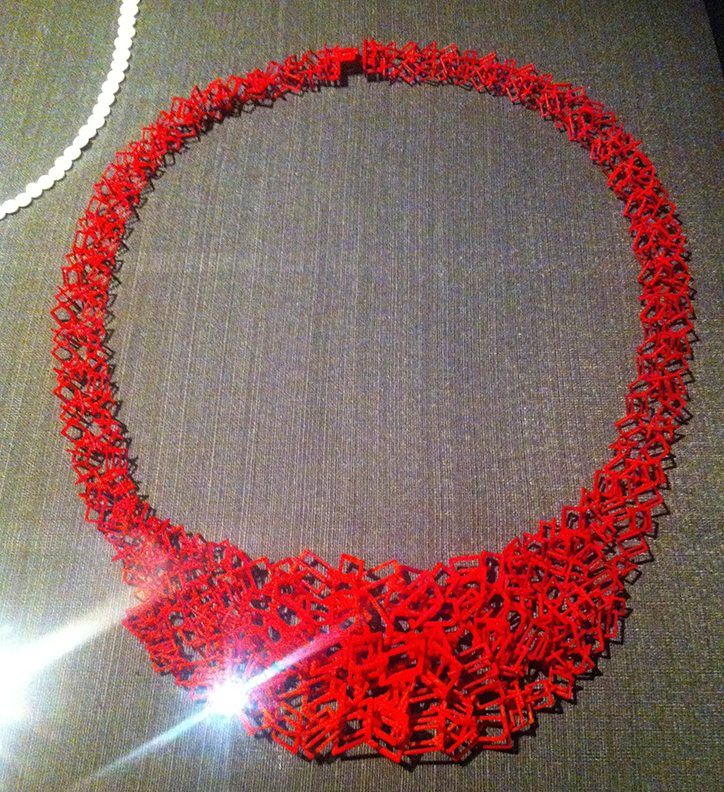 Coral Contemporary Necklace