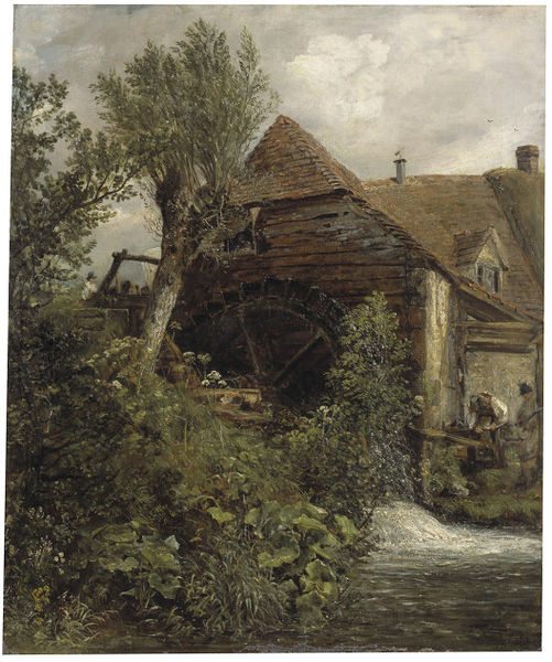 Gillingham Mill, Dorset, oil on canvas, 1823 - 1827 (made) by John Constable courtesy © Victoria and Albert Museum, London