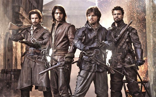 The Musketeers on BBC TV – All for One and One For All