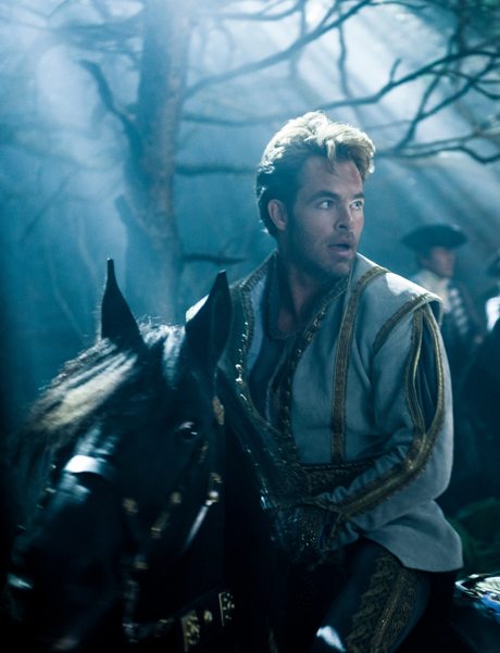 Chris PIne as Prince Charming, Into The Woods, courtesy Disney, photo Peter Mountain