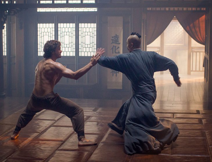 Lorenzo Richelmy (L) and Tom Wu (R)  in a scene from Netflix's "Marco Polo." Photo Credit: Phil Bray for Netflix.