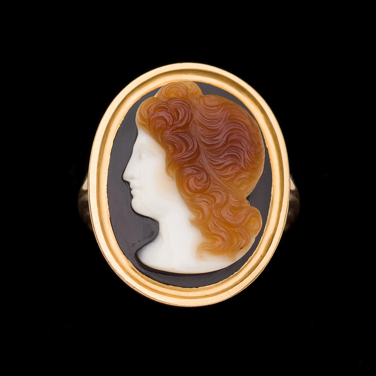 8th century three layer cameo of Alexander the Great