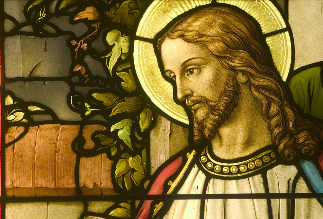 Stained Glass Depicting Jesus Christ 