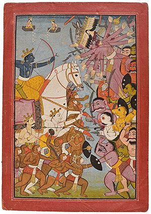 The Story of Rama at NGA – Indian Miniatures from New Delhi