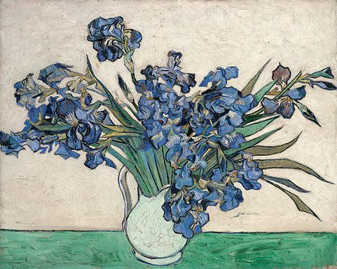 Vincent van Gogh (Dutch, 1853–1890). Irises, 1890. Oil on canvas; 29 x 36 1/4 in. (73.7 x 92.1 cm). The Metropolitan Museum of Art, New York, Gift of Adele R. Levy, 1958 