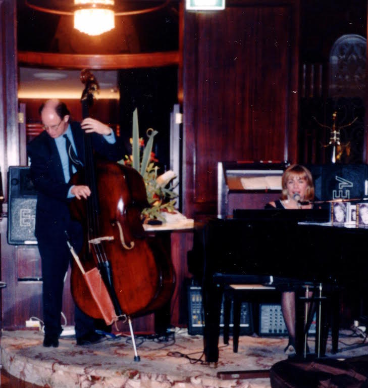 David Seidel on bass and Jane Seidel at the piano