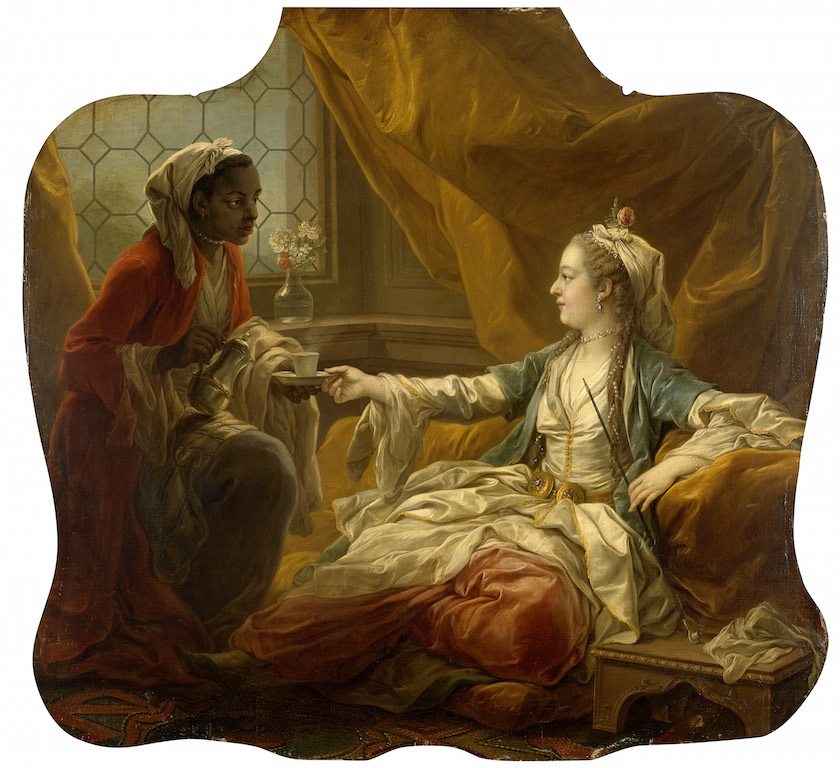 Madame du Pompadour as Sultana - van Loo