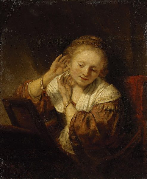 Girl with Earring Rembrandt