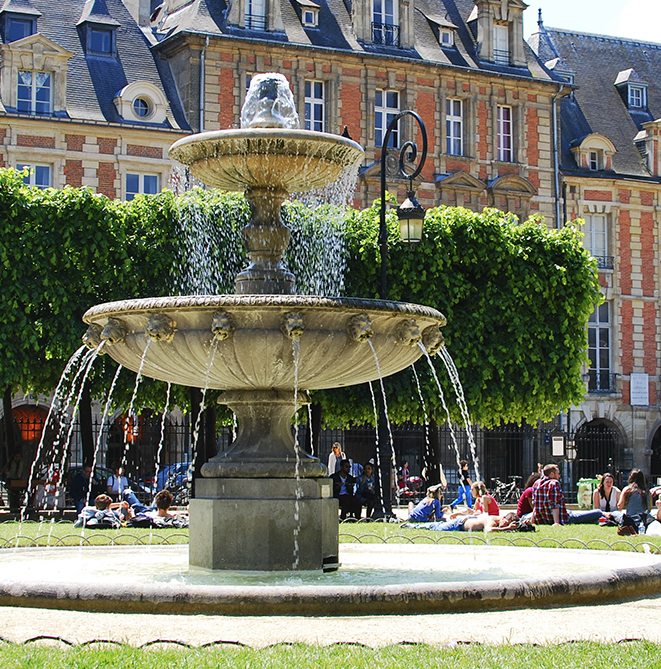 Henry IV of France Legacy: Place des Vosges, Marais in Paris