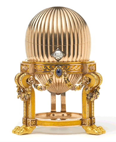Gilded Egg Faberge