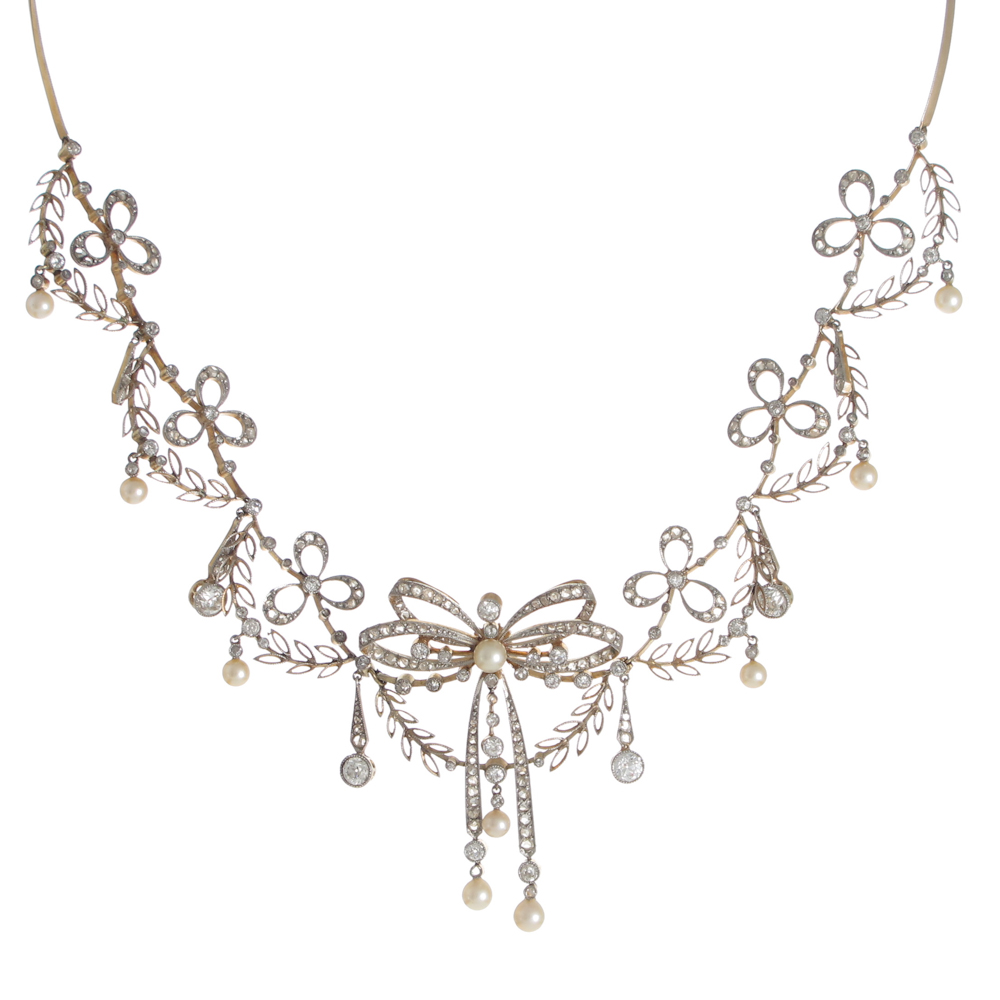 Edwardian necklace, courtesy Rutherford, Collins Street, Melbourne