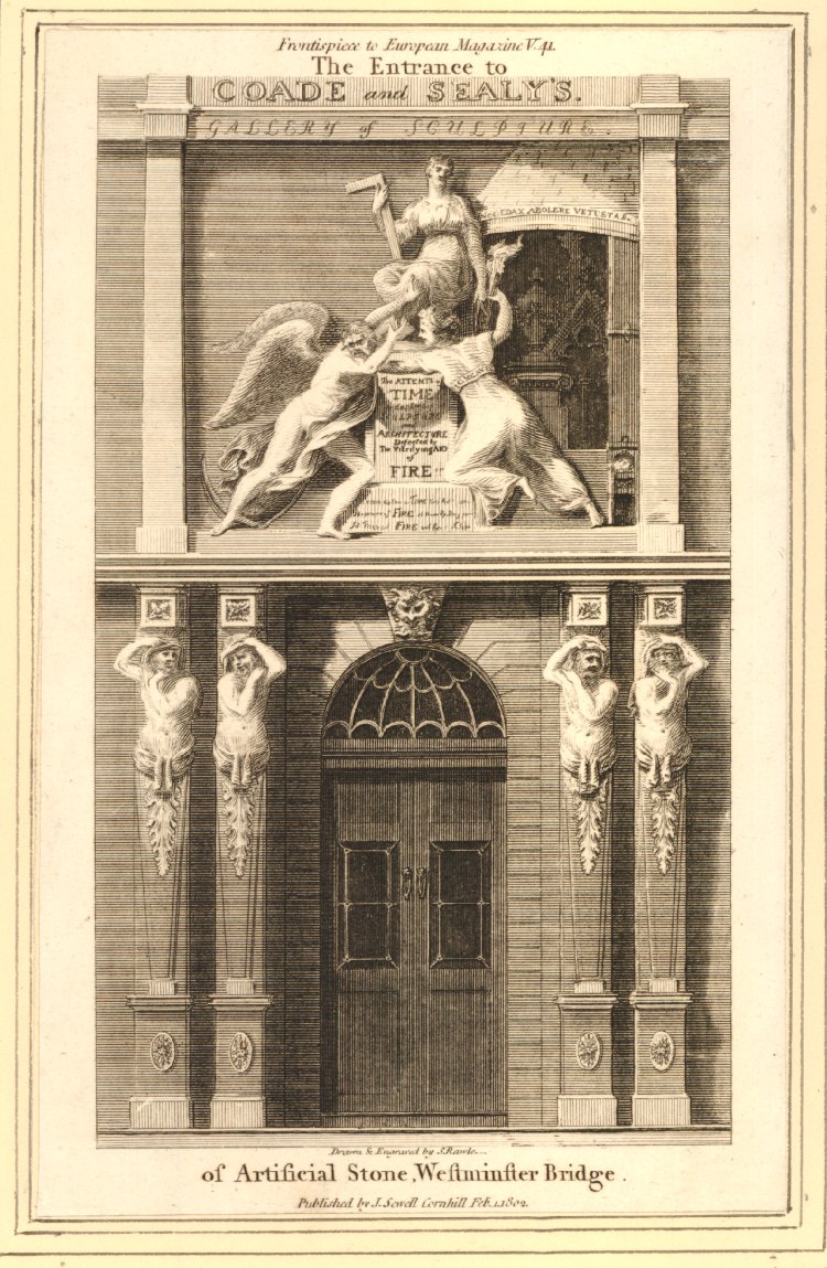 Entrance to Coade and Sealy's