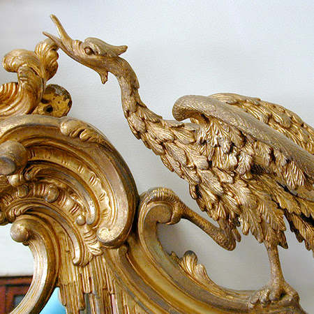Gilded Mirror detail