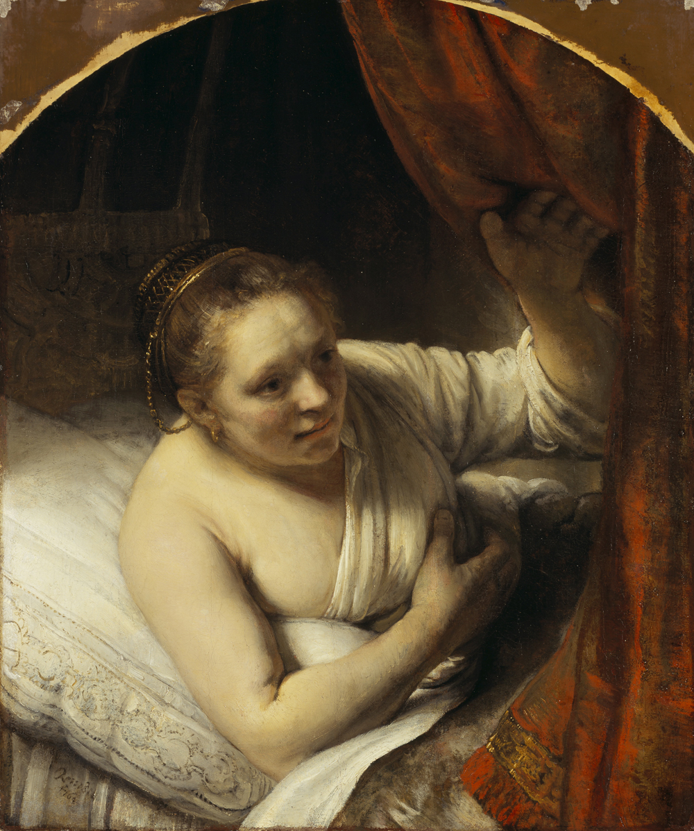 Rembrandt Woman in Bed